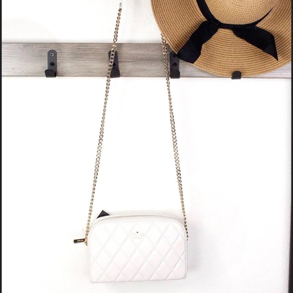 Kate Spade NY Carey Mini Camera Bag Brand New In Bag - Meringue - Picture 1 of 8